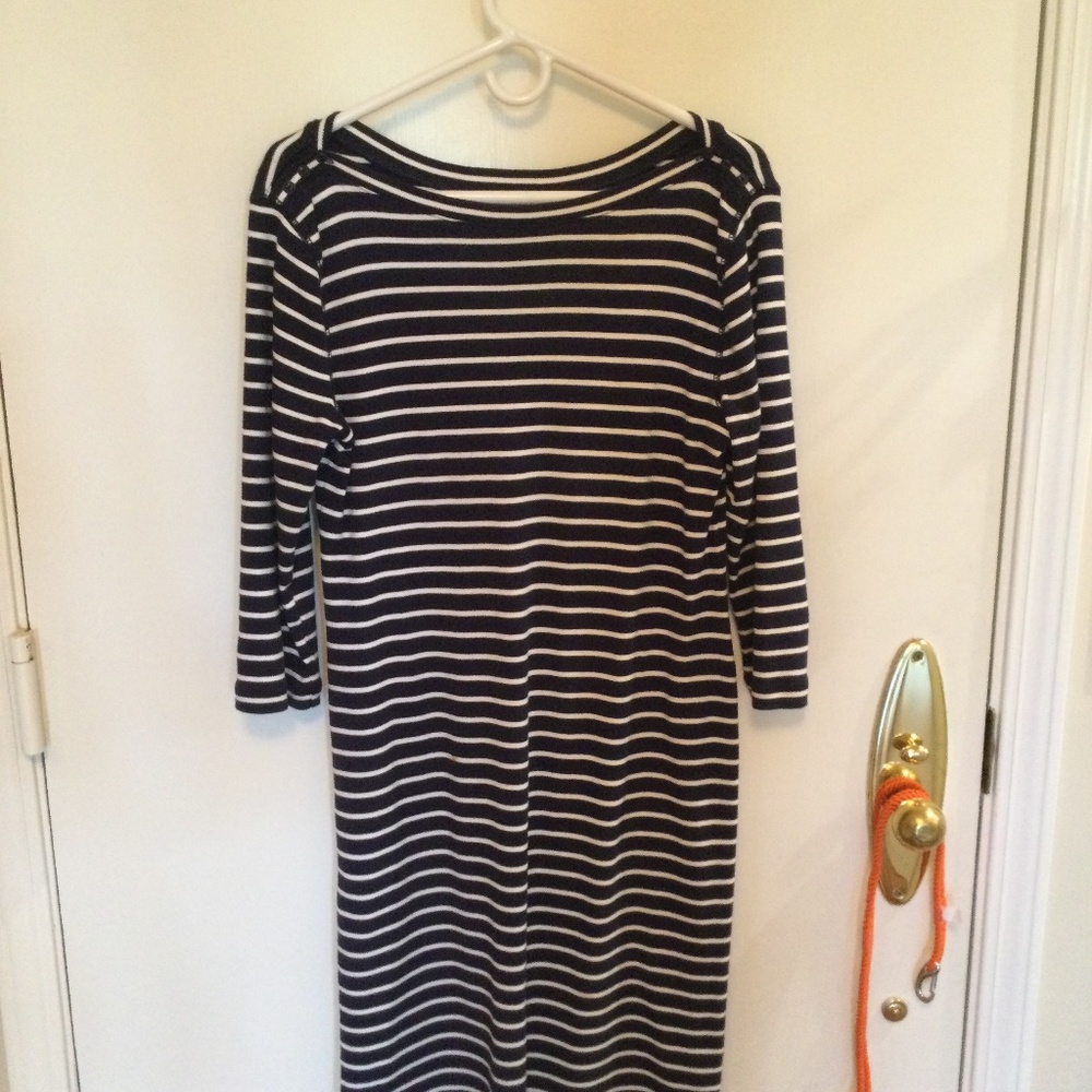 Striped Knit Dress - Picture 2 of 4